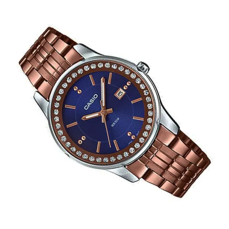 Casio Enticer Blue Dial Timekeeping Ladies Watch- LTP-1358R-2A